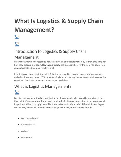 Solution Logistics And Supply Chain Management Studypool