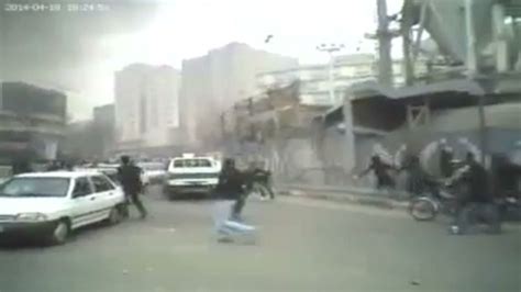 Video Purportedly Shows Iranian Police Running Over Person At Protest