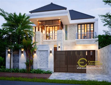 Inspirasi Desain Rumah Bergaya Villa Bali Tropis Di Semarang Jawa