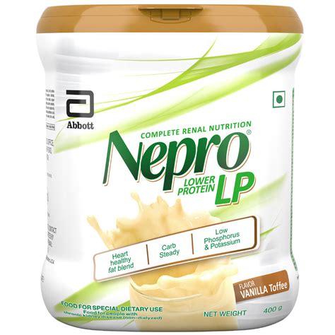 Nepro Lower Protein Vanilla Toffee Flavour Powder For Renal Care 400