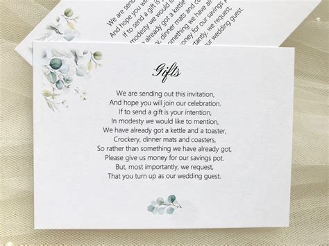 Wedding Gift Poems How To Ask For Cash For Wedding Gift Money Poems