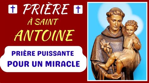 Pri Re Saint Antoine Pri Re Puissante Pour Un Miracle Pri Re