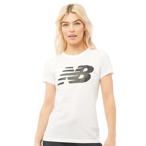 New Balance Tee Shirt Core Flying Femme Blanc