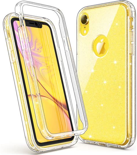 Ulak Compatible With Iphone Xr Case Clear Glitter For Women