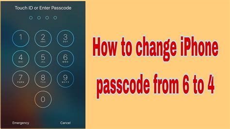 Ios 1031 How To Change Iphoneipad Passcode From 6 Digits To 4