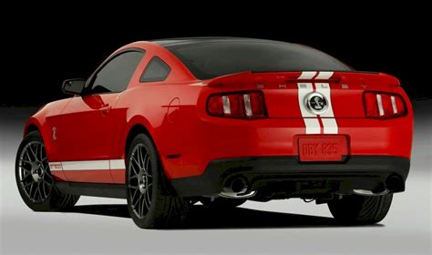 Race Red 2011 Ford Mustang Shelby Gt 500 Coupe