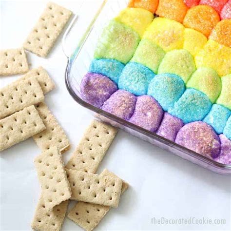 Rainbow Smores Dip Is Easy Delicious Unicorn Food For A Rainbow Party
