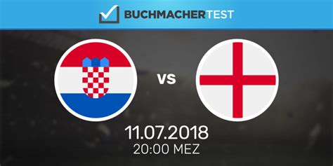 Drei spiele, sechs länder und jeweils 90 minuten. Wett Tipp Kroatien vs England am 11. Juli 2018 - WM Halbfinale