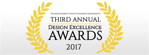 Montgomery County Planning Departments Third Annual Design Excellence