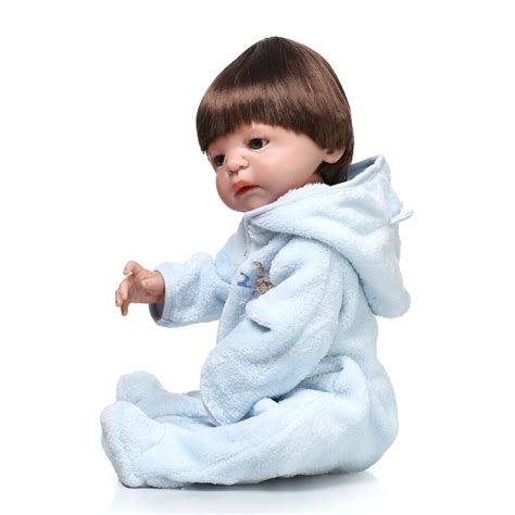 55cm Silicone Reborn Dolls Full Silicone Boy Body Doll Reborn Babies
