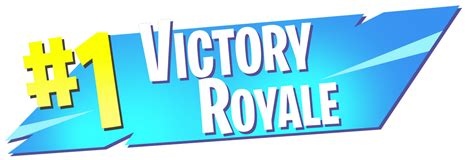 1 Victory Royale Png Logo Transparent High Resolution