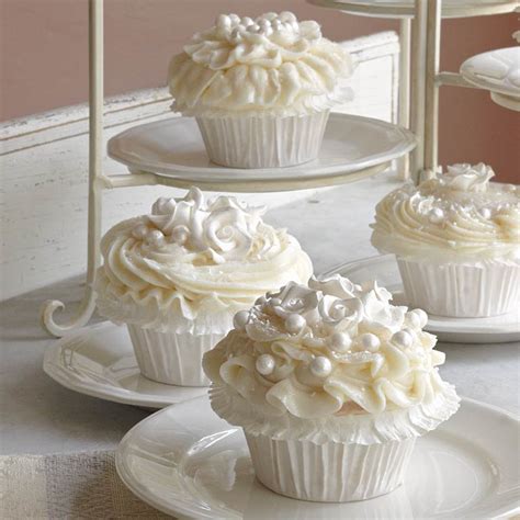 Wedding Cake Cupcakes Recipe | MyRecipes