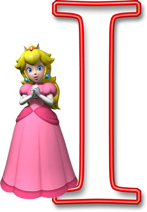 Alfabeto Mario Bros Super Mario Princess Peach Free Transparent Png