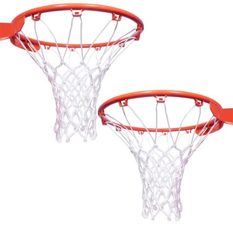 2 Pack Basketball Hoop Net Replacement Outdoor Indoor Heavy Duty 12