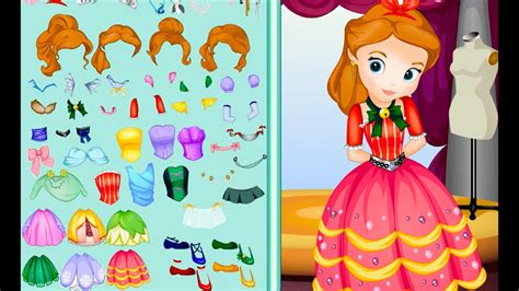 Sofia Birthday Dress Disney Cartoon Game For Kids Princess Sofia