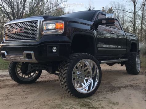 2014 Gmc Sierra 1500 With 24x14 73 American Force Trax Ss And 3512