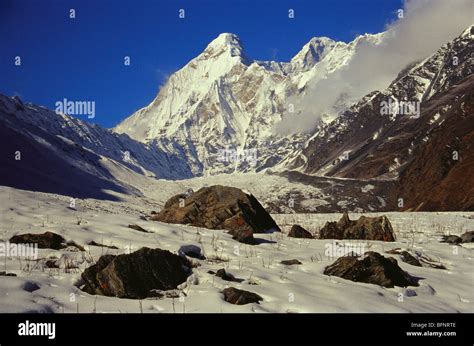 Nanda Devi Himalaya Mountain Peak Chamoli Uttaranchal Uttarakhand