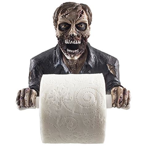 Tyrannosaurus rex dinosaur toilet paper holder; Halloween Toilet Paper Holders Bathroom Decor