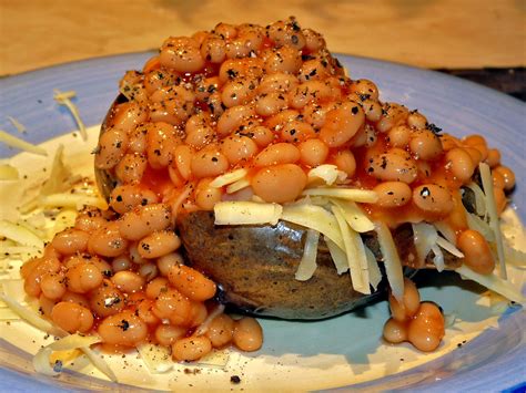 Jacket Potato With Baked Beans And Cheese March 10th 2010 Flickr