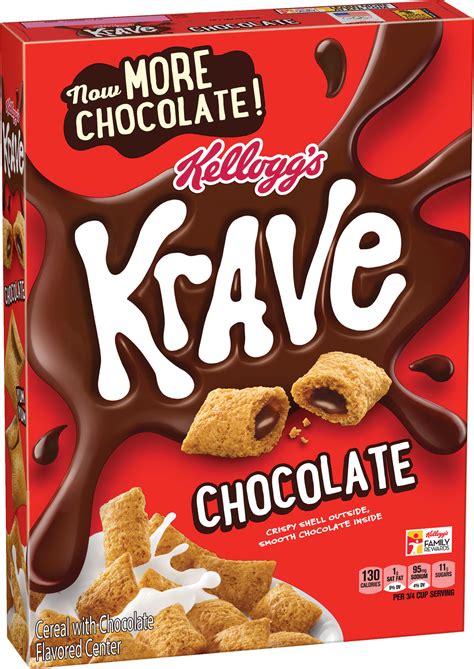 Kelloggs Krave Chocolate Cereal 114oz Box Garden Grocer