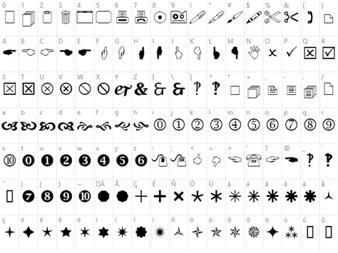 Download Wingdings 2 Font