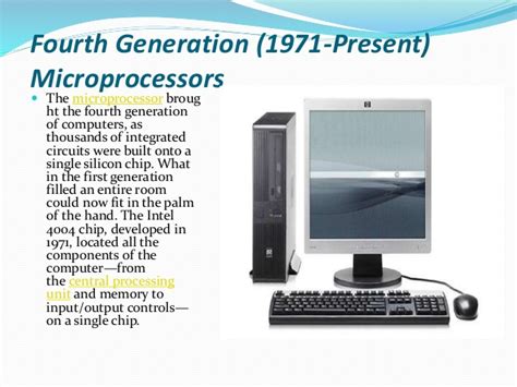 Computers Fourth Generation