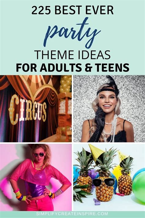 250 Unique Party Themes For Adults For 2024