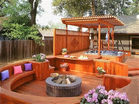 Small Backyard Design Ideas With Hot Tub Homedecorations