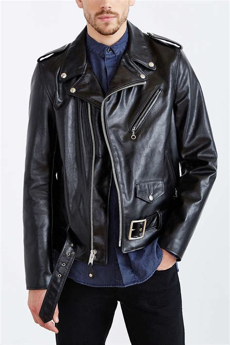 Schott Perfecto Leather Moto Jacket Leather Moto Jacket Vintage