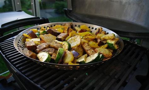 Gegrilltes Gemüse Rezept für die Grillpfanne Grillrezepte