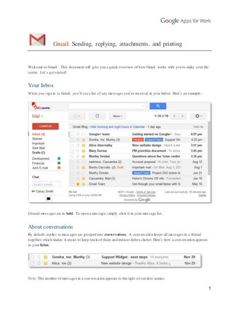 Gmail User Guide
