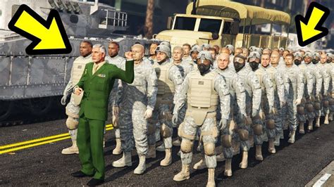 Gta 5 Playing As The Army Very Powerful Youtube