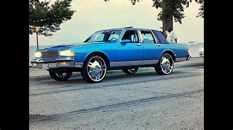 90 Chevy Caprice Ls Brougham On 24s Playing Youtube