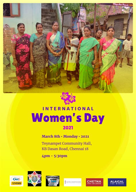 International Women’s Day 2021 Chennai India Joe Tower