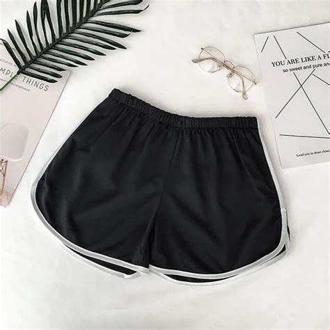 2018 Simple Women Casual Shorts Patchwork Body Fitness Workout Summer Shorts Female Elastic