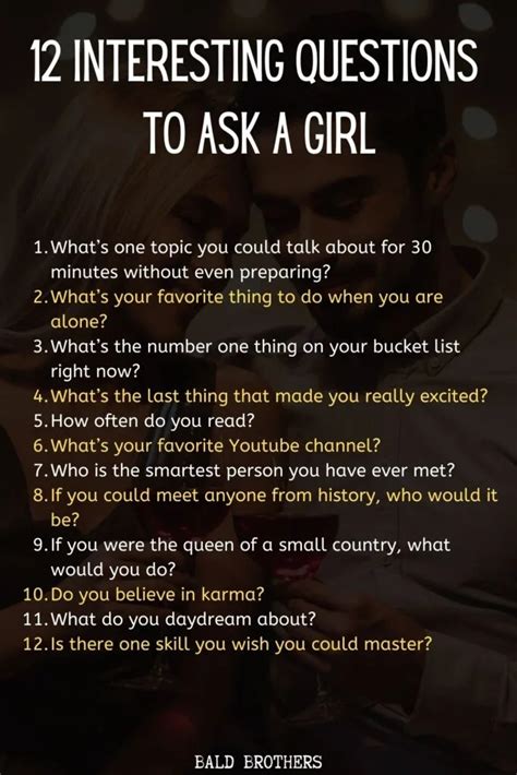93 Questions To Ask A Girl You Like That Arent Boring