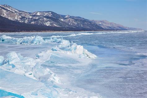 Winter Lake Baikal Stock Photo Image Of Blue Nature 34777960