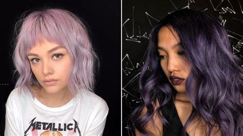 Taro And Smoked Velvet Are The New Purple Hair Color Trends For Spring