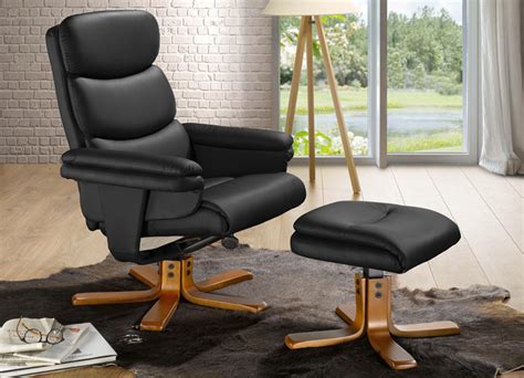 Relax sessel mika mit fußstütze von confortevoli fernsehsessel relaxsessel schwarz günstig. Relaxsessel mit Hocker und Füßen aus laminiertem Holz - Polstermöbel | BADER