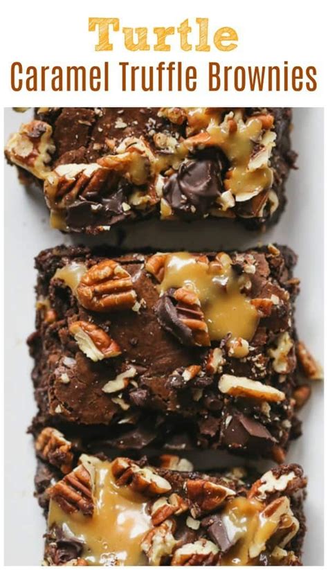 I still haven't gotten my brother and sister to like salted caramel but one of these i love that these have all the flavors of chocolate turtles but they're in chewy cookie form. Kraft Caramel Recipes Turtles - Homemade Caramel Turtles | eASYbAKED / Modern takes on the ...