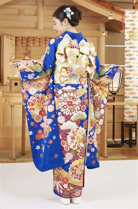MK 1005瑠璃色 手毬に花文様 日本最大級の着物振袖ネットワークのまるやま京彩グループ