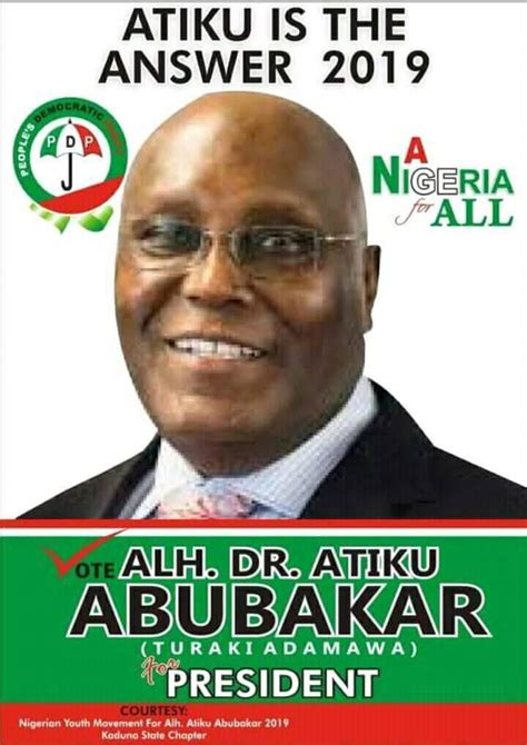 Breaking Atiku Emerges Pdp Presidential Candidate For 2019 Election