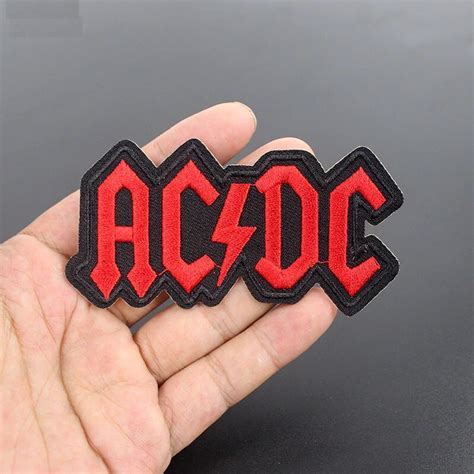 Petic Textil Patch Brodat Rock Acdc 95x5 Cm Emagro