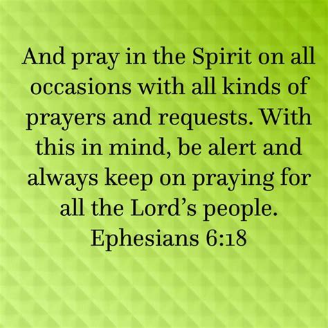 Ephesians 618 New International Version Niv Praying In The Spirit