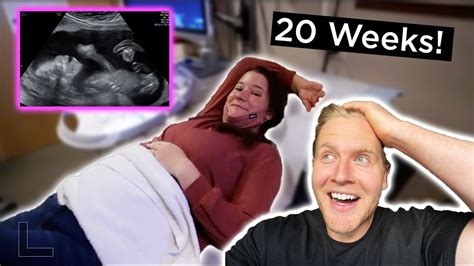 20 Week Pregnancy Ultrasound Our Baby Waved At Us Youtube
