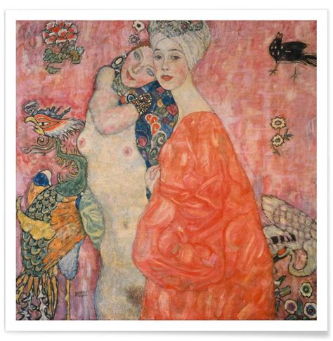 Klimt Girlfriends Poster JUNIQE