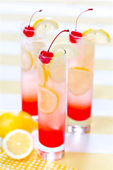 Cherry Lemonade Drink Perfect Summer Drink Pizzazzerie