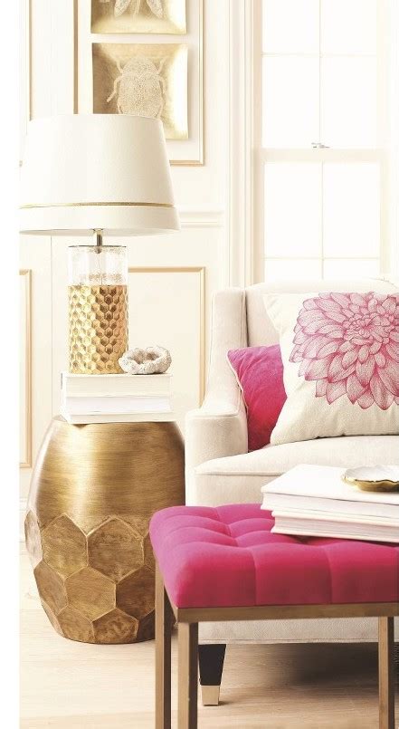 Browse our slideshow for some colorful ways to use pink in your decor. Fashion for the Home - Pink and Gold