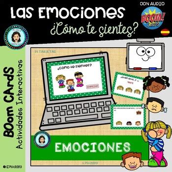Emociones Y Sentimientos Boom Cards Distance Learning Spnish Emotions