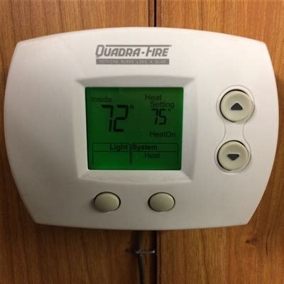 I installed a standard thermostat to. Quadrafire Wall Thermostat, Wall-Stat